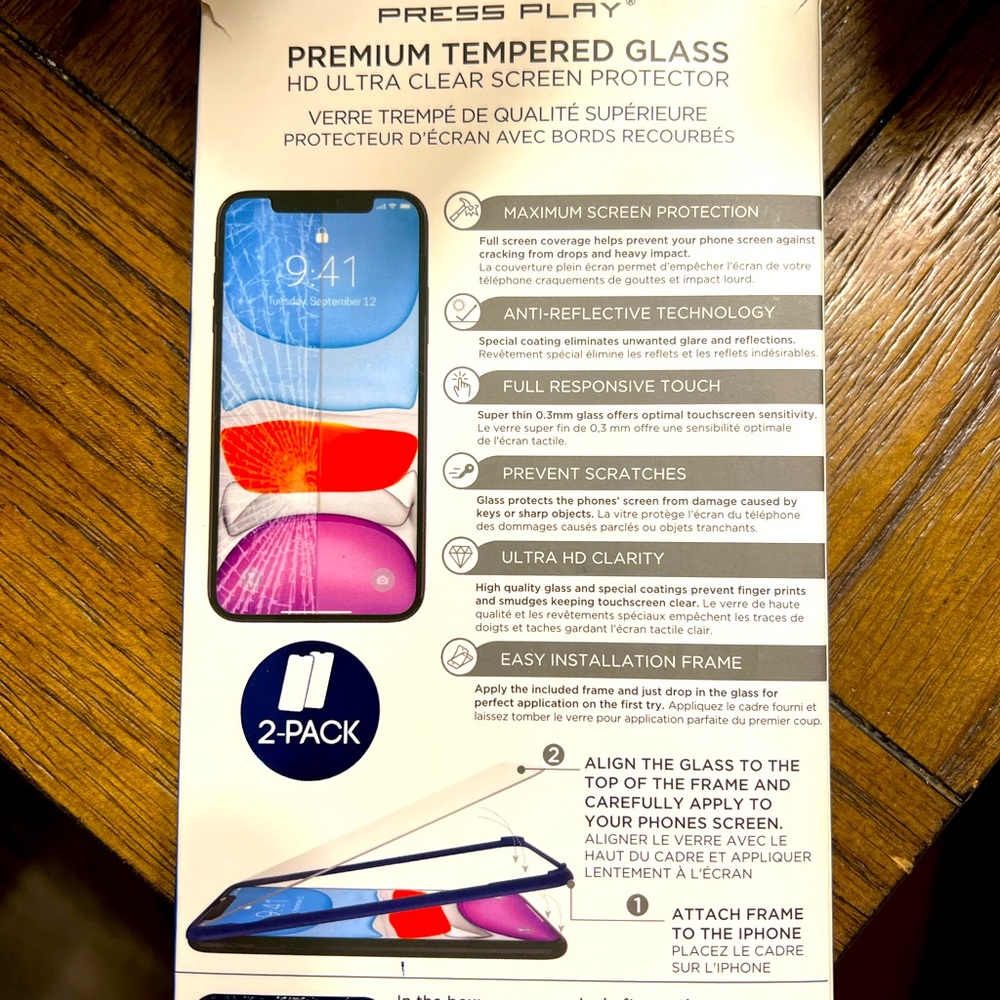 🌼 Tempered Glass Screen Protector - Picture 2 of 2